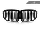 AutoTecknic Dual-Slat Gloss Black Front Grille - G05 X5 LCI