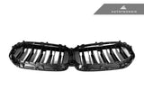 AutoTecknic Dual-Slat Gloss Black Front Grille - G05 X5 LCI