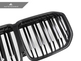 AutoTecknic Dual-Slats Dry Carbon Front Grille - G07 X7 Pre-LCI