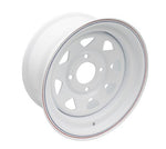 Revitalize your vehicle with our premium powder-coated white spoke wheels! Offered in 4 and 5 lug options along with 5 widths, these wheels are designed for style and performance. The 11.3mm valve stem hole ensures a perfect fit for various tire setups. Elevate your car’s aesthetic and performance—shop our collection today!