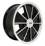 Gloss Black with Polished Lip & Spoke Edges 17 7 42 55/8 60â€¢ 5x205 18