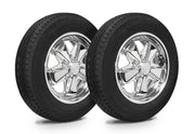 Wheel & Tire Combo, 911 Alloy Chrome 4.5x15 – 5/130, Yokohama GT Special 165/80R15