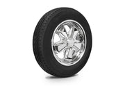 Wheel & Tire Combo, 911 Alloy Chrome 4.5x15 – 5/130, Yokohama GT Special 165/80R15