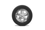 Wheel & Tire Combo, 911 Alloy Chrome 4.5x15 – 5/130, Yokohama GT Special 165/80R15