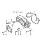 Water Pump with Gasket for Porsche 928 (1987-95)