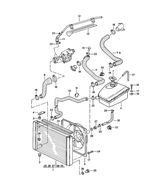 Radiator Hose Lower to Pump for Porsche 944 NA (1983-85)