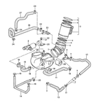 Breather Hose, Intake Plenum to MAF for Porsche 928 (1987-95)