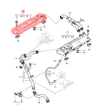 Left Oil-Air Separator for Cayenne (2009-10) 4.8L V8