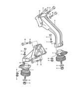 Replace your worn motor mount with this high-quality part for Porsche 924S, 944, and 968. Ensures guaranteed fitment and restores smooth engine operation by reducing drivetrain vibration. Aligns the engine as per OE specs with durable heat and ozone resistant alloy and elastomer materials. Comes with a 24-Month Unlimited Mileage Warranty. Not for Tiptronic vehicles. Replaces: 1367644, 94460614500, 944 606 145 00.