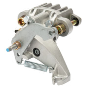 Wilwood Right Rear HM4 Hydra-Mechanical Caliper, 1.00-Inch Piston / 0.19-Inch Rotor Width: Silver-gray hydra-mechanical assembly showing the actuator plate, lever and coiled return spring.