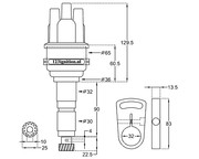 123 Bluetooth Programmable Distributor for Porsche 911, 930 and 3.3 SC (up to 1989) for 3-Pin Boxes