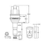 123 Bluetooth Programmable Distributor for Porsche 911, 930 and 3.3 SC for Hkz 6-Pin Boxes Only