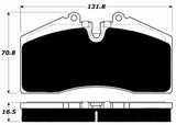 Porterfield Front Brake Pad Set for Porsche 993 Carrera 2 Turbo Look (1995)