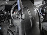 AutoTecknic Dry Carbon Full Seat Back Cover Set - G42 M240I
