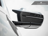AutoTecknic M-Inspired Dry Carbon Mirror Cap Set - G60 5-Series | G70 7-Series