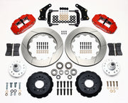 Wilwood front Superlite 6R kit for CPP Chevrolet large-rotor setup: red calipers and 14.00-inch slotted rotor pieces laid out