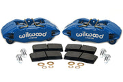 Wilwood blue front DPHA calipers with pads and hardware for Honda/Acura, product view 1