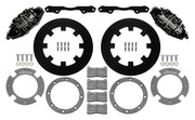 Wilwood black front brake kit for Can-Am Maverick X3 UTV6 applications, laid out with dynamic undrilled 11.25-inch rotors, adapters, pads, caliper brackets and fasteners