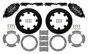Wilwood black rear brake kit for Can-Am Maverick X3 UTV4 applications, laid out with dynamic undrilled 11.25-inch rotors, adapters, pads, caliper brackets and fasteners