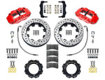 Wilwood Forged Narrow Superlite 4R Front Brake Kit for Porsche 911/912 Models with 3" Struts (1969-76)