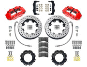 New from Wilwood Engineering! If you're looking for a cost effective big brake kit for your Porsche 911, Wilwood Brakes has you covered. This aluminum 4 piston system is perfect for road or track use and incudes brake pads, brake hoses, brake calipers, and brake rotors. Upgrade your Porsche today!