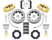 New from Wilwood Engineering! If you're looking for a cost effective true bolt on big brake kit for your Porsche 911, Wilwood Brakes has you covered. This aluminum 4 piston system is perfect for road or track use and incudes brake pads, brake hoses, brake calipers, and brake rotors. Upgrade your Porsche today!