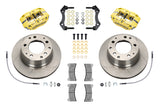 New from Wilwood Engineering! If you're looking for a cost effective true bolt on big brake kit for your Porsche 911, Wilwood Brakes has you covered. This aluminum 4 piston system is perfect for road or track use and incudes brake pads, brake hoses, brake calipers, and brake rotors. Upgrade your Porsche today!