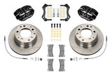 New from Wilwood Engineering! If you're looking for a cost effective true bolt on big brake kit for your Porsche 911, Wilwood Brakes has you covered. This aluminum 4 piston system is perfect for road or track use and incudes brake pads, brake hoses, brake calipers, and brake rotors. Upgrade your Porsche today!