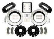 Wilwood front TX6R kit components for Ram 1500 4WD, black calipers and 16-inch gt slotted rotors