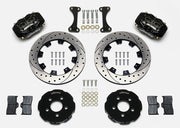 Wilwood Black Dynalite 12.19-inch SRP Drilled/Slotted Front Brakes — Chrysler PT Cruiser / Dodge Neon SRT-4 components