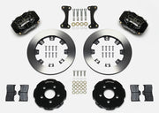 Wilwood Dynalite Front Kit for Chrysler PT Cruiser / Dodge Neon SRT-4 — 12.19-inch Plain, Black components