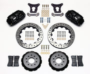 Wilwood Black Billet Superlite 6 12.88-inch SRP Drilled/Slotted Front Brakes — 1993–1997 Chevrolet Camaro / Pontiac Firebird components