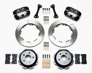 Wilwood Dynapro Rear Disc & Parking-Brake Kit for Subaru Impreza / Forester and Saab 9-2X — 12.19-inch GT Slotted, Black components