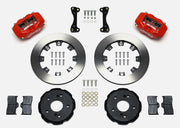 Wilwood 12.19-inch Plain Dynalite Front Kit, Red — Acura RSX / Honda Element / Civic Si components
