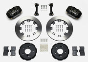 Wilwood Dynalite Front Kit for Acura RSX / Honda Element / Civic Si — 12.19-inch Plain, Black components