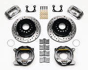 Wilwood Polished Rear SRP Package — Big Ford Old-Style End, 2.36-inch Offset, 12.19-inch Parking Rotors components