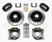 Wilwood Black Dynalite Rear Parking Brakes for Old-Style Big Ford — 2.36-inch Offset, 12.19-inch SRP components