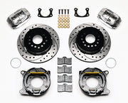 Wilwood Polished Dynalite Parking Kit for 2.50-inch Torino Axles — Rear SRP Rotors, 12.19-inch components
