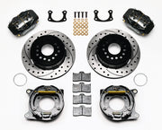 Wilwood 12.19-inch SRP Rear Parking Conversion for Big Ford New-Style Ends — Black Calipers, 2.50-inch Offset components