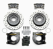 Wilwood Polished Rear Dynalite Kit — OE Chevrolet C-Clip Ends, 12.19-inch SRP Parking Rotors components