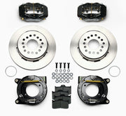 Wilwood OE C-Clip Chevrolet 12-Bolt Rear Parking Kit — Black Dynalite, Plain 12.19-inch Rotors, 2.75/2.81-inch Offset components