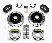 Wilwood Black Dynalite SRP Parking Kit for Small Ford Housing Ends — Rear 12.19-inch Rotors, 2.66-inch Offset components