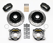 Wilwood Black-Caliper SRP Rear Conversion — Five-Lug Ford 8.8, 12.19-inch Parking Rotors components