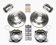 Wilwood Plain Rear Parking Rotors for Five-Lug Ford 8.8 — Polished Calipers, 12.19-inch, 2.50-inch Offset components