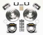 Wilwood Polished Rear Parking Brakes — Plain 12.19-inch Rotors for 2.36-inch New-Style Big Ford Ends components