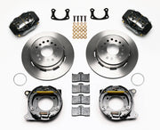 Wilwood 2.36-inch New-Style Big Ford Rear Parking Kit — Black Calipers with Plain 12.19-inch Rotors components