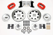 Wilwood Red Front Hub Kit for Classic GM and Listed Ridetech Pin Spindles — 12.19-inch SRP Dynalite Brakes components