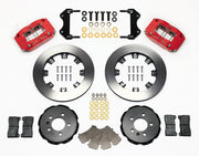 Wilwood 12.19-inch Plain Dynapro Dust-Seal Front Kit, Red — Volkswagen Golf IV / Jetta IV / Beetle and Audi TT components
