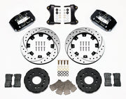 Wilwood Black Dynapro Dust-Seal 12.19-inch SRP Drilled/Slotted Front Brakes — Mitsubishi Eclipse / Eagle Talon / Dodge Avenger / Chrysler Sebring Coupe components