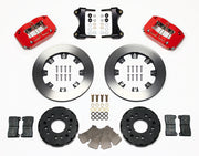 Wilwood 12.19-inch Plain Dynapro Dust-Seal Front Kit, Red — Mitsubishi Eclipse / Eagle Talon / Dodge Avenger / Chrysler Sebring Coupe components